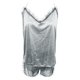 thumbnail image 1 of Gibobby Lenceria mujer sexy Conjuntos de lencería Sujetador de lencería Ropa de dormir Sexy Sexy y liga de encaje Panty Nueva ropa interior Mono(Plata de plata M), 1 of 5