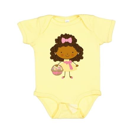 

Inktastic Easter African American Girl Gift Baby Girl Bodysuit