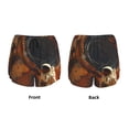 thumbnail image 3 of Gukieu Astronaut Exploring Mars Print Women's Sports Shorts with Drawstring Elastic Waistband for Running, Yoga, Fitness-Large, 3 of 7
