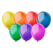 Latex Balloons, 12 in, Assorted Colors, Multi Pack of 200, Perfect Decoration for Party, Birthday, Ceremony, Christmas, Wedding