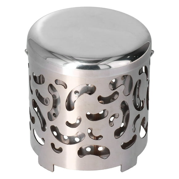 Camping Heater Stove, Camping Heater High Efficiency Stainless Steel High Temperature Resistant Camping Heating Cover for Outdoor for Hiking for Picnic