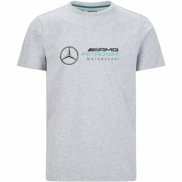 Mercedes AMG F1 Men's Large Logo T-Shirt Black/Gray/White Walmart.com