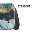 thumbnail image 2 of Design Skinz Compatible Nintendo Wii Skin Decal Protective Scratch Resistant Cover Foiled Marble Agate, 2 of 5