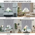 thumbnail image 3 of Paisley Swag Curtains for Kitchen/Bedroom/Living Room, Vintage Mediterranean Abstract Texture Gray Blue Scalloped Curtains 63 Inch Long, Window Swag Topper Curtains Valances 2 Panels Set 36"x63", 3 of 8