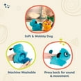 thumbnail image 5 of B. toys Interactive Stuffed Animal Dog Wobble 'n' Go - Woofer, 5 of 7
