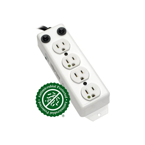 Tripp Lite UL 1363A Medical-Grade Power Strip w/ 4 Hospital-Grade Outlets