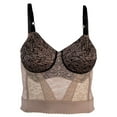 thumbnail image 3 of Style 2202 | *Mocha Black* - Longline Wireless Expandable Cup Bra, 3 of 4
