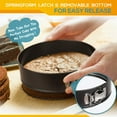 thumbnail image 4 of Springform Pan Set of 3 Non-stick Cheesecake Pan, Leakproof Round Cake Pan Set Includes 3 Pieces 6" 8" 10" Springform Pans, 4 of 7