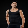 thumbnail image 4 of Débardeur de Compression pour Hommes, Gilet Amincissant Blanc m, 4 of 5