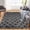 Dark Gray, variant on GlowSol Hallway Runner Rug 2x8 Soft Fuzzy Rug Fluffy Geometric Rug Non-Slip Comfy Plush Rug for Bedroom Laundry Kitchen, White Grey