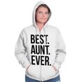 thumbnail image 2 of Best Relative Ever Womens Zipper Hoodies Sweat Shirts Best Aunt Ever Family Relative Auntie Love, 2 of 2
