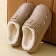 thumbnail image 4 of Winter Classic Mens Cotton Slippers Causal Eva Home Soft Couple's Slipper Non-Slip Waterproof Mans Shoes for Bedroom New Arrival (GRAY,36-37), 4 of 7