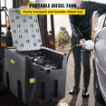 thumbnail image 2 of VEVOR Portable Diesel Tank, 116 Gallon Capacity, Diesel Fuel Tank with 12V Electric Transfer Pump, Polyethylene Diesel Transfer Tank for Easy Fuel Transportation, Black, 2 of 9