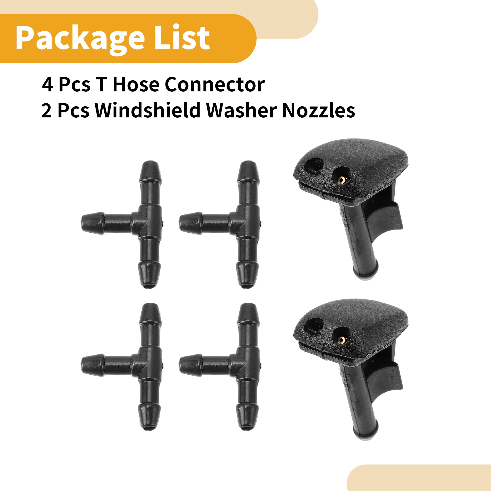 Unique Bargains Windshield Washer Nozzle Kit for BMW 3 Series (E36) 1990-2000