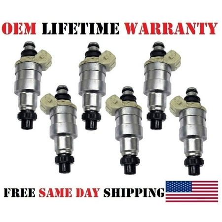 Camryn Vans x6 OEM Denso #23250-45011 Fuel Injectors 1979-1988 Toyota Camry Celica Van Pickup /Refurbished/ ()