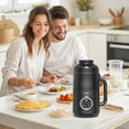 thumbnail image 6 of Haysky 10-in-1 Nut Milk Maker, 40oz Automatic Homemade Soy Milk Maker Machine for Oat Milk, Nutmilk, Juice, Grains with Delay Start/Boil Water/Keep Warm/Auto-Clean, Black, 6 of 8