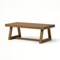 thumbnail image 3 of Classic Rectangular Coffee Table (54in x 24in / 1371mm x 609mm), Pecan Wirebrush, 3 of 5