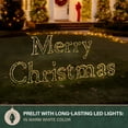 thumbnail image 4 of Fraser Hill Farm Christmas Giant Outdoor LED Lights, 2-Piece Merry Christmas Sign in Warm White, 4 of 11