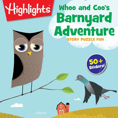 Pre-Owned Whoo and Coo's Barnyard Adventure (Highlights Story Puzzle Fun) Paperback
