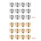 thumbnail image 2 of 12pcs / set Servilletero de mesa de metal con hebilla de servilleta FleinngHoz JD711621173, 2 of 7