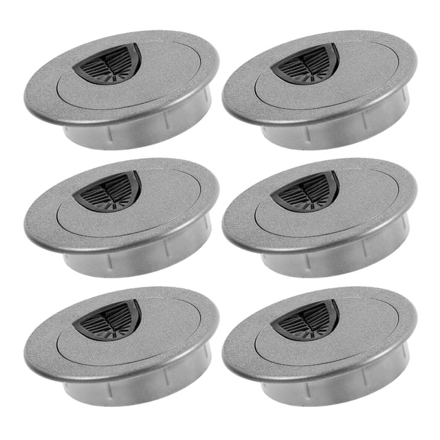 Miangastore 6pcs Desk Wire Hole Cover Desk Cable Grommet Desk Cable Hole Cover Wire Hole Cover for Home Office Tabletop Convenient Desk Cable Organizer Hole Cover