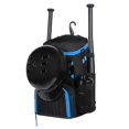 thumbnail image 1 of Bolsa deportiva GRANDUP para béisbol, sóftbol, rugby, negro y azul, 1 of 7