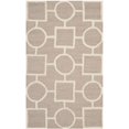thumbnail image 1 of Safavieh Cambridge 4' X 6' Hand Tufted Wool Rug in Beige and Ivory, 1 of 3