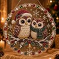 thumbnail image 2 of Clearance! Christmas Pearl Diamond Art Hanging Ornament Kit, Christmas Pearls Beads Art Craft, DIY Christmas Pearls Painting Kit for Home Wall Decor, Owls, 2 of 8