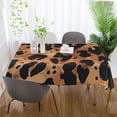 thumbnail image 5 of Yayeee Tablecloths for Rectangular Tables 60 x 60 inch Party Table Cover, Leopard Pattern, 5 of 6