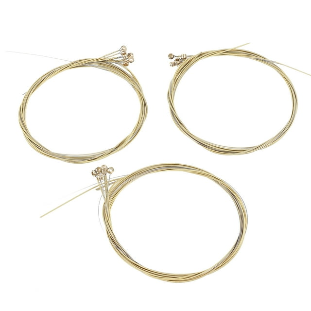Guitar String Replacement,3Set Universal Steel Acoustic Acoustic Guitar String Steel Guitar String Meticulously Designed