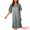 Silver, variant on DARING DIVA Women's Satin Flare Bell Short Sleeve Nightgown XS Green