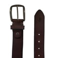 thumbnail image 2 of Ferrioni Cinturón Lungo Piel Genuina Hombre Café Hebilla Metal Vaquero 37mm, 2 of 4