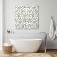 thumbnail image 3 of Sage Green Flower Wall Art Painting on Canvas, Vintage Farmhouse Boho Leaf Spring Canvas Art Home Prints Wall Art Framed Modern Artwork for Living Room Bedroom Wall Decor 12x12in, 3 of 7
