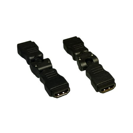 Kentek HDMI Female to Female F/F Coupler Swiveling Type Adapter Connector Gender Changer Extender