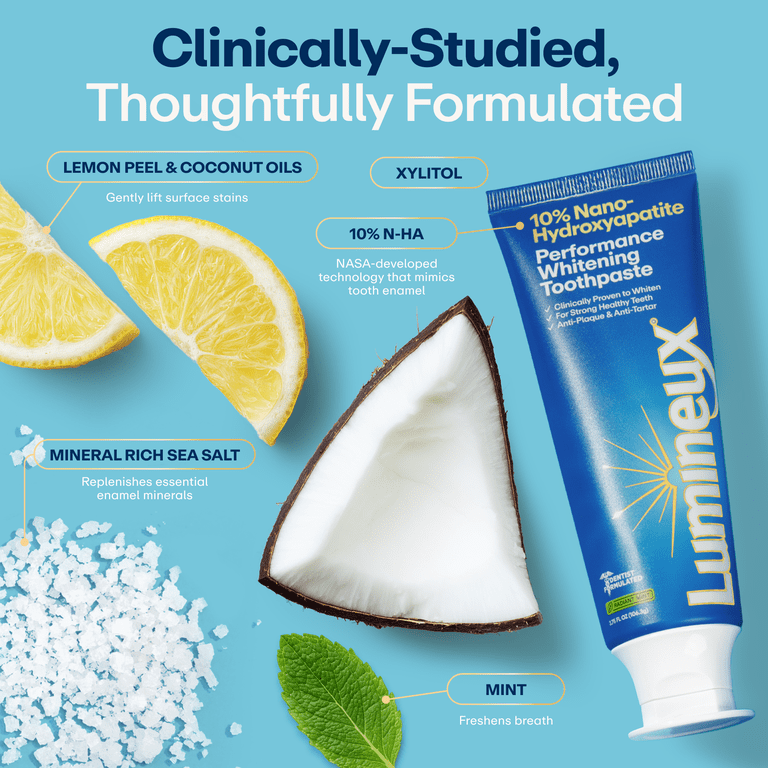 Lumineux 10% Nano Hydroxyapatite Whitening Toothpaste photo 6