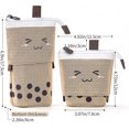 thumbnail image 3 of Cute Standing Pencil Case - Telescopic Pop-Up Cosmetic Bag with Smiley Face DesignCute Standing Pencil Case - Telescopic Pop-Up Cosmetic Bag with Smiley Face Design, 3 of 5