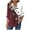 Red|Floral, variant on Womens Long Sleeve T-Shirts Long Sleeve Chest Pocket Button Henley Neck Striped Graphic Tunic Tops Loose Casual Tees (XL, Multicolor)