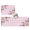Pink, variant on Gingham Check 2 Pieces Non-Slip Kitchen Mat Set, Minimalist Beige Plaid Uniform Squares Soft Door Mat with Rubber Backing, Dirtproof Rugs for Entrance Doorway, 23.6x35.4in+23.6x70.9in