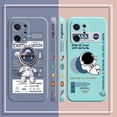 thumbnail image 4 of Funda para OPPO FIND X6 X3 REALME X7 X50 RENO 2 4Z 4 6 Lite 5Z 5F 4G 5G PRO Funda de silicona líquida divertido astronauta paseo espacial, 4 of 5