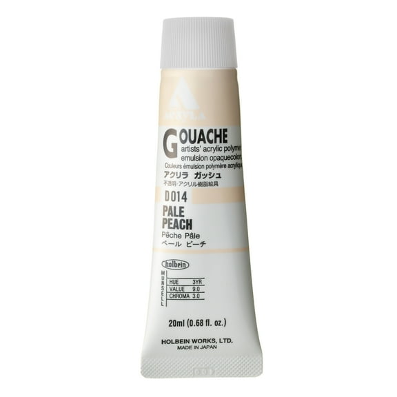 Holbein Acrylic Gouache, Pale Peach, 20ml