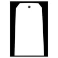 thumbnail image 3 of CodYinFI White Plastic - 4.75" x 2.375" - 100 Pack - Waterproof and Tear-Resistant, 3 of 5