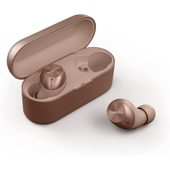 Technics EAHAZ40PK Écouteurs sans fil avec 4 tailles d'écouteurs en silicone Noir XS S M L