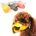 Dog Muzzles Anti Bite Silicone DuckBill Duck Mouth Shape Dog Mouth Covers AntiCalled Muzzle
