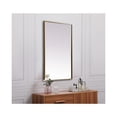 thumbnail image 5 of MR42436BR-Elegant Decor-Eternity - Metal Frame Rectangular Mirror In Modern Style-36 Inches Tall and 24 Inches Wide-Brass Finish, 5 of 10