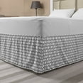 thumbnail image 1 of Ambesonne Multi-color Geometric Gathered Microfiber Bed Skirt, Queen, 1 of 2