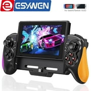 ESYWEN Switch Controller with Joy-Cons for Nintendo Switch/OLED, Replacement for Joy Con, with Handheld Mode, Adjustable 6-Axis Gyro, Dual Motor Vibration, Turbo, Auto Function