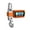 500kg Orange, variant on 500Kg/300Kg Digital Hanging Scale Portable Crane Scale Heavy Duty Crane Scale LCD Backlight Industrial Hook Scales Unit Change ,Reliability