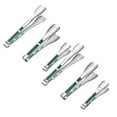thumbnail image 1 of Compact Serving Tongs Small Food Cooking Tongs Kitchen Tongs Stainless Steel Metal Long Heavy Duty And Ergonomic Perfect For Kitchen Stainless Steel Tongs Kitchen Gadgets Dishwasher 9 Inch(sili, 1 of 4