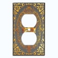 thumbnail image 2 of Metal Light Switch Plate Cover Elegant Black Crown Frame FRA020, 2 of 13