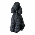 thumbnail image 1 of Sandicast MS410 Mid Size Black Poodle Sculpture, Sitting, 1 of 1